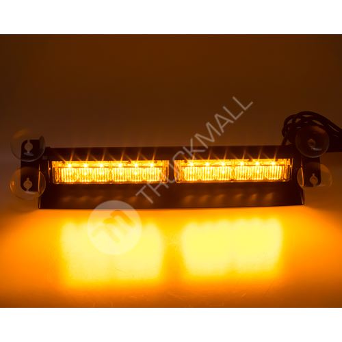 PREDATOR LED vnitřní, 12x3W, 12-24V, oranžový, 356mm, ECE R10