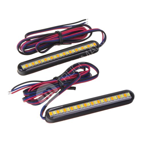 LED dynamické blinkry + denní svícení pro motocykly