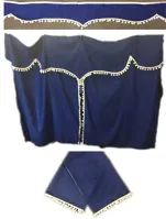 Záclonky do kamionu - bambulky