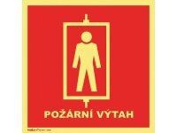 Tabulka Požární výtah 20 x 20 cm