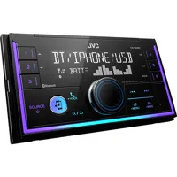 JVC 2DIN autorádio bez mechaniky/Bluetooth/USB/AUX/Multicolor (2)