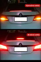 LED pásek na spoiler, brzdové světlo, carbon, 120 cm (5)
