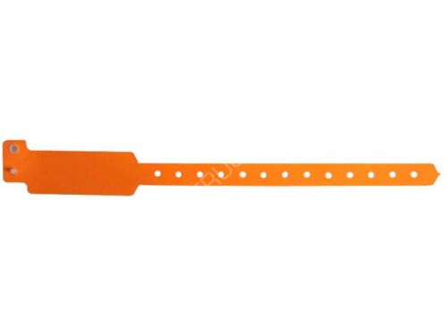 ID náramek PLAST - neon orange BVW 012 - neon oranžová