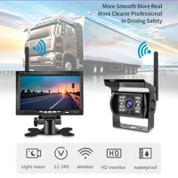 Bezdrátový digitální parkovací a couvací set s jednou kamerou a monitorem 7", 12-24V (1)