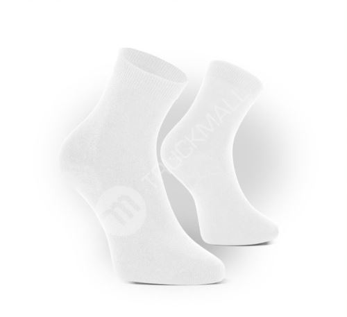 Bambusové ponožky bílé antibakteriální