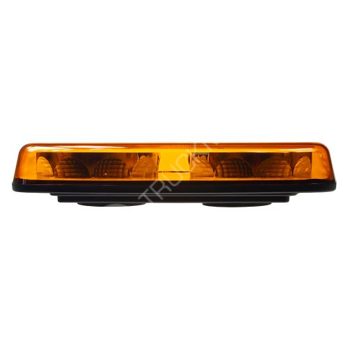 LED rampa oranžová, 20LED, magnet, 12-24V, 304mm, ECE R65 R10