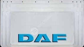 zástěra kola DAF 640x360-pár--bílá--modré písmo