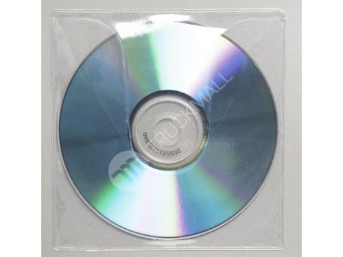 Samolepící pouzdro na CD 8 cm s klopou