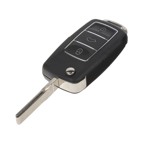 Náhr. obal klíče pro Škoda, VW, Seat, 3-tlačítkový, černý