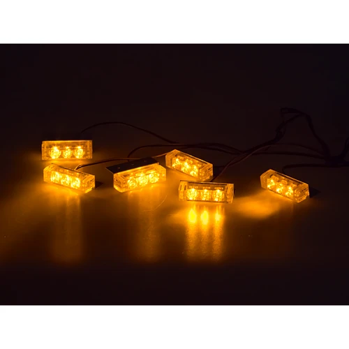 PREDATOR LED do mřížky, 12V, oranžový