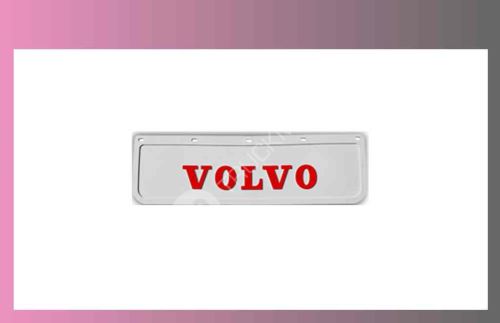 zástěra kola VOLVO- 600x180-pár-přední-bílá-červené písmo