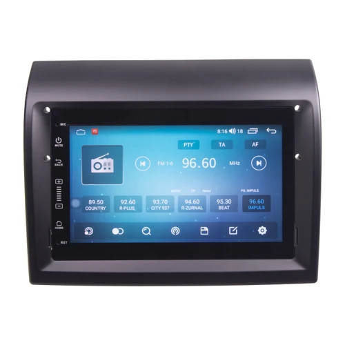 Autorádio pro FIAT/CITROEN/PEUGEOT s 7" LCD, Android, Wi-Fi, GPS, CarPlay, 4G, Bluetooth, 2x USB