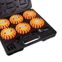 LED výstražné světlo 16LED, oranžové, set 6ks (1)