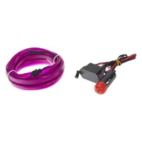 LED podsvětlení vnitřní ambientní fialové, 12V,  5m (1)