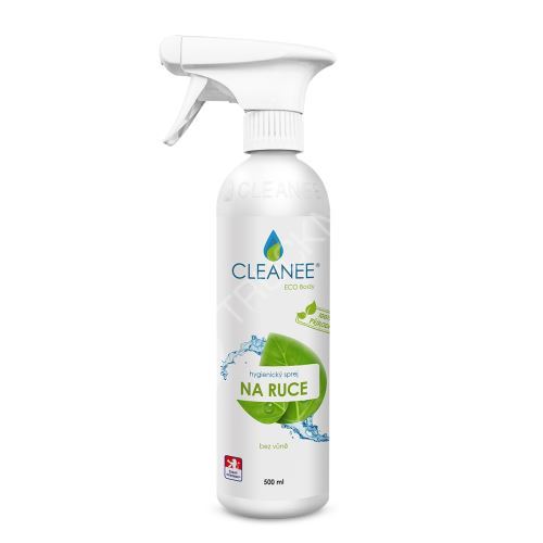 CLEANEE hygienický sprej na ruce - přírodní 500 ml