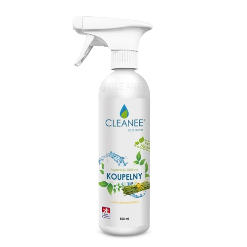 CLEANEE ECO hygienický čistič na KOUPELNY - citronová tráva 500ml