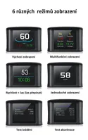 Palubní DISPLEJ  2,6" LCD, GPS měřič rychlosti (9)