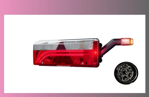 lampa zadní EUROPOINT III.-pravá- ASPOCK-s LED trubicí + pozička