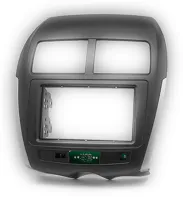 2DIN redukce pro Peugeot 4008, Citroen, Mitsubishi (4)