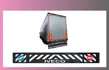 zástěra zadní--2400x350-IVECO- černá -- bílé písmo
