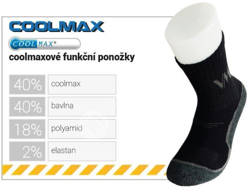 Coolmaxové funkční ponožky