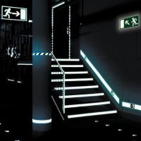 Tabulka - Úniková cesta pro vozíčkáře doleva 40 x 20 cm