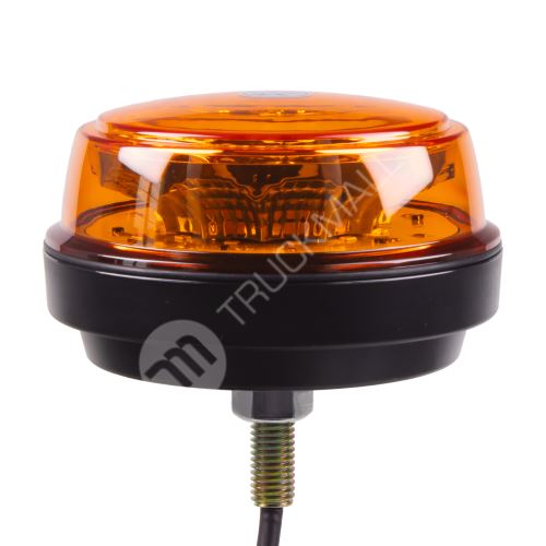 LED maják, 12-24V, 12x1W oranžový, pevná montáž, ECE R65