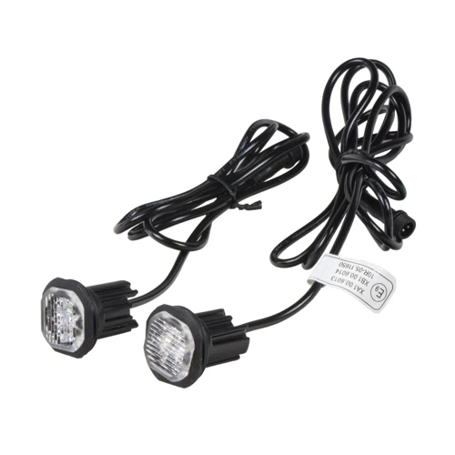 x  2x PROFI výstražné LED světlo vnější červené, 12-24V, ECE R10