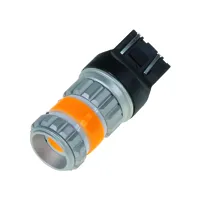 LED T20 (7443) oranžová, COB 360⁰, 9-60V, 12W