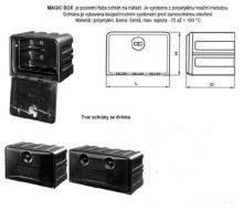 Plastová schránka na nářadí 400š x 370h x 350v