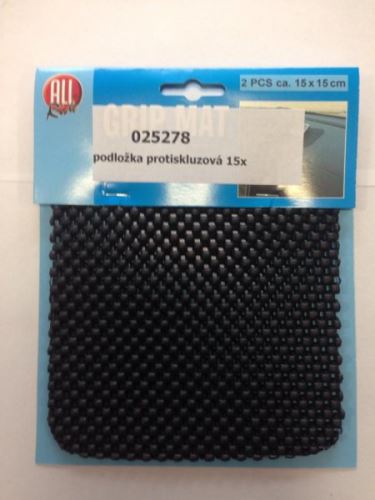 Protiskluzová podložka na palubní desku 15x15cm 2ks