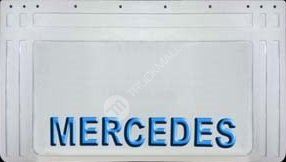zástěra kola MERCEDES 640x360-pár--bílá--modré písmo