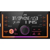 JVC 2DIN autorádio bez mechaniky/Bluetooth/USB/AUX/Multicolor (1)