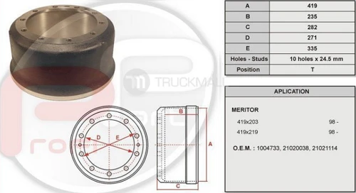 buben brzd.ROR 419x219x272