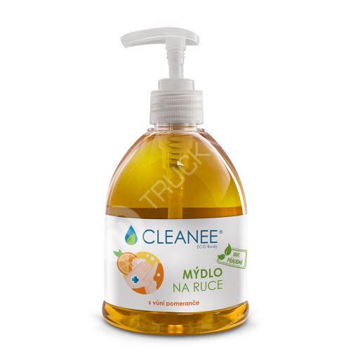 CLEANEE ECO Body 100% přírodní mýdlo na ruce s vůní pomeranče 500ml