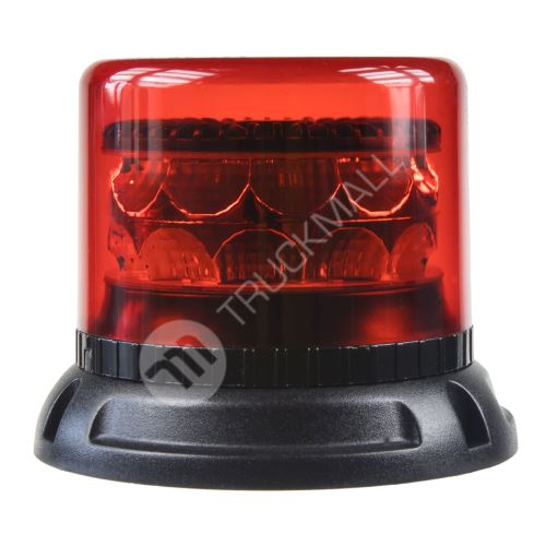 PROFI LED maják 12-24V 24x3W červený 133x110mm, ECE R10