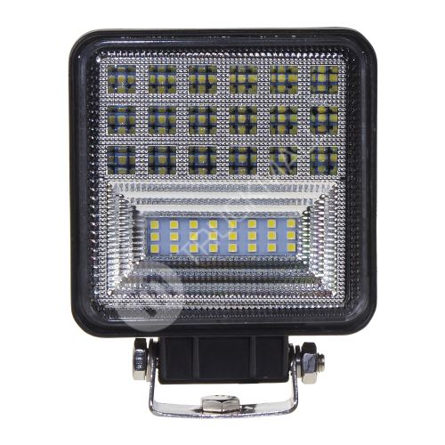 LED světlo čtvercové, 42x1W, 126x110mm, ECE R10