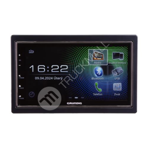 GRUNDIG 2DIN DAB+ / FM autorádio / 6,8" displej / USB / Bluetooth / Apple CarPlay / Android Auto
