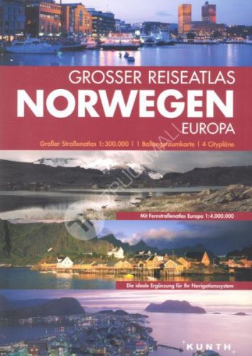 Sešitový atlas Norsko 1 : 300 000