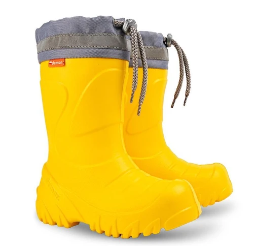 Demar dětské zateplené holínky MAMMUT S 0300 L žluté