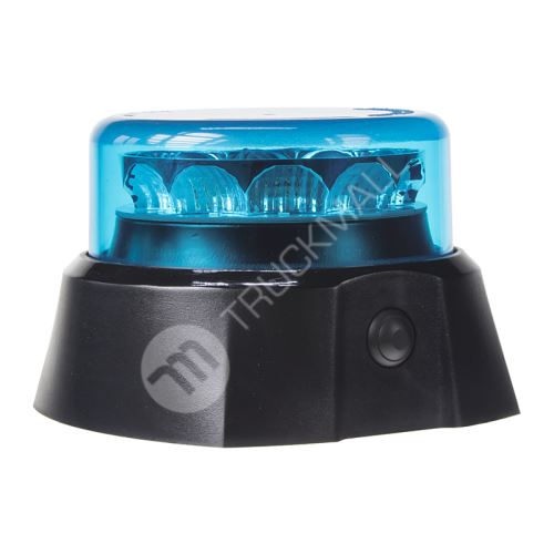 x  PROFI AKU LED maják 12x3W modrý 125x90mm, ECE R65