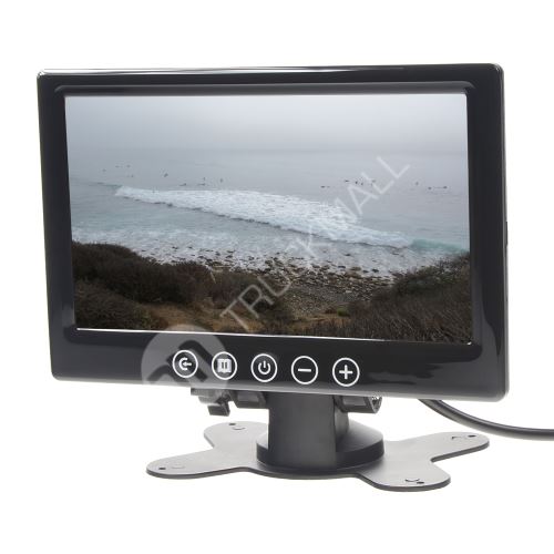 LCD monitor 7" černý na palubní desku