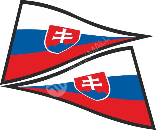 Vlajka trojúhelník - SK