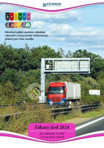 Zákazy jízd nákladních vozidel v Evropě 2024