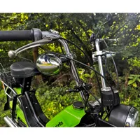 Zvukový systém na motocykl, skútr, ATV s  USB, BT, 2 x dálkové ovládání, barva chrom (5)