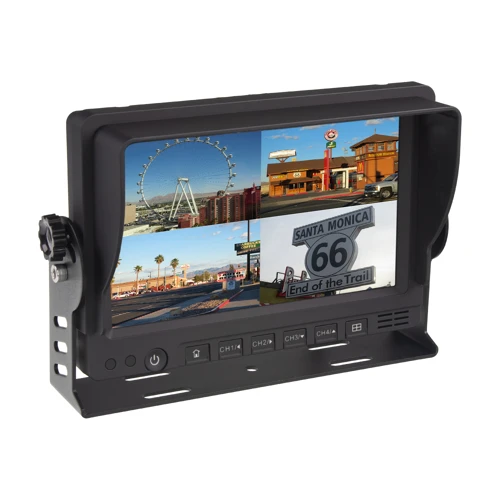 AHD monitor 7" s kvadrátorem a s 4x4PIN vstupy