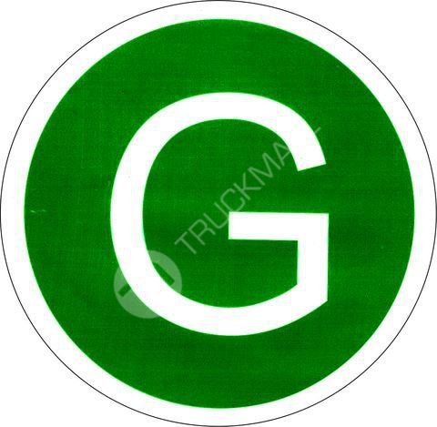 Samolepící štítek G