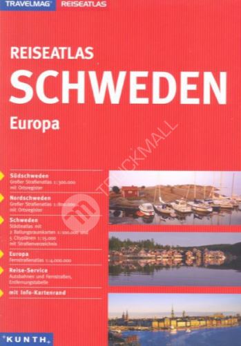 Sešitový atlas Švédsko 1 : 300 000