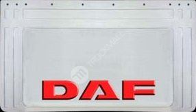 zástěra kola DAF 640x360-pár--bílá--červené písmo