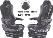 Potahy sedadel MAN č.34 - manšestr (1)